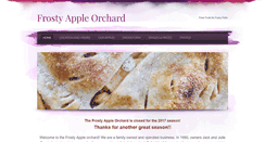 Desktop Screenshot of frostyappleorchard.com