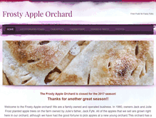 Tablet Screenshot of frostyappleorchard.com